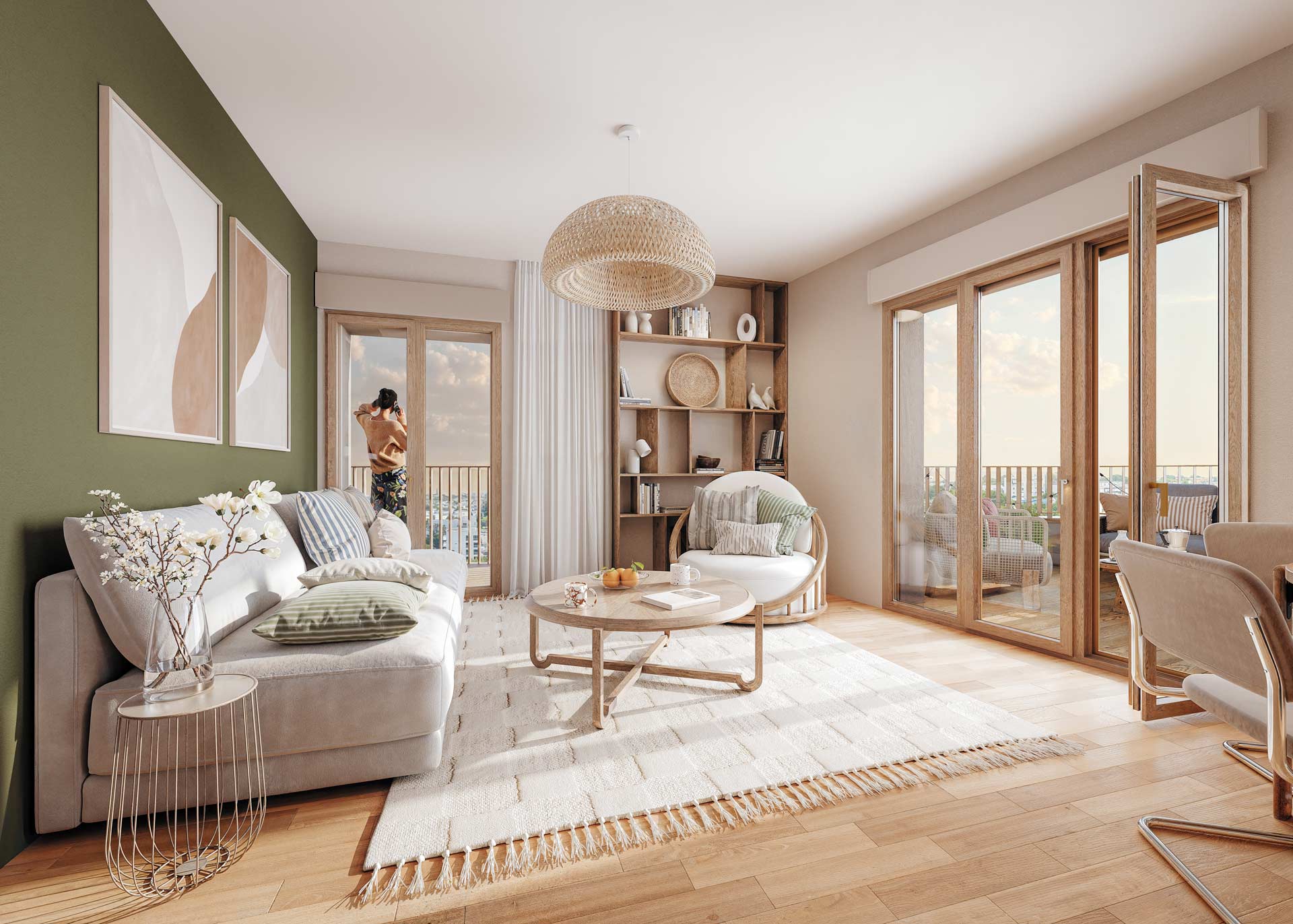 appartement neuf avec terrasse Nantes quartier chenaie bottière primo accédant TVA 5,5%