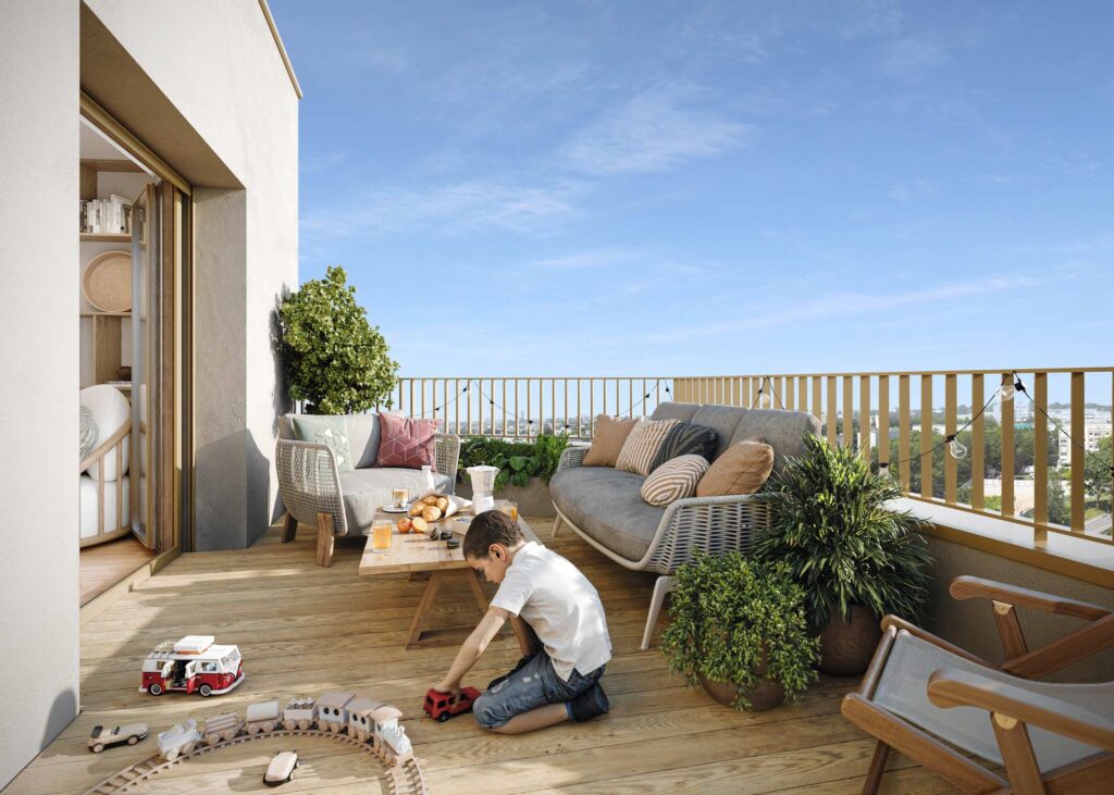 appartement neuf avec terrasse Nantes chenaie bottière TVA 5,5%